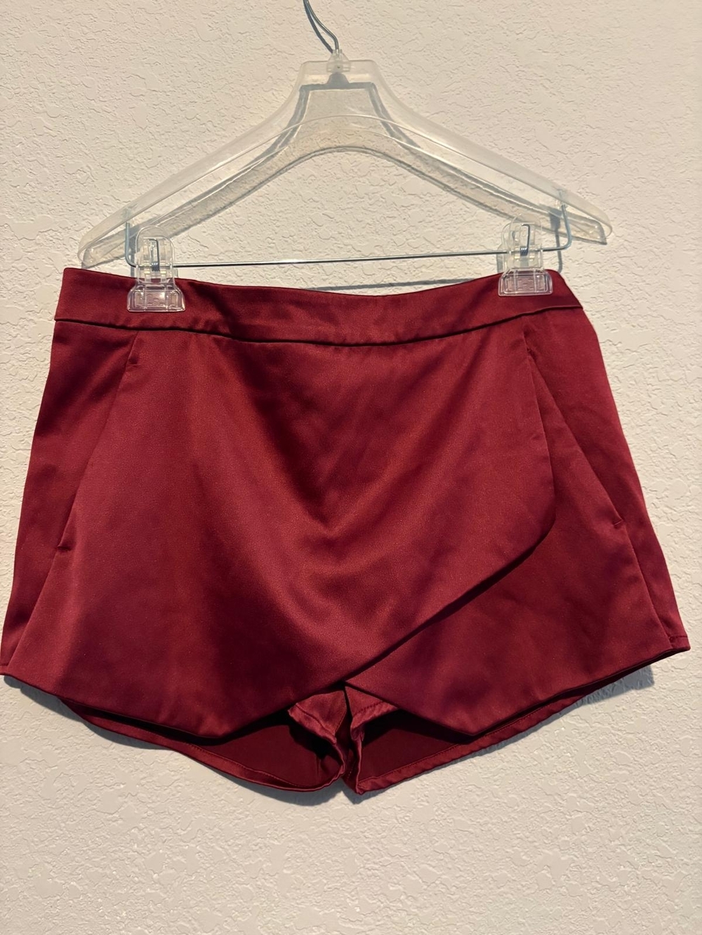 Express Satin Shoulder Bag in Wine - Picture 3 of 3